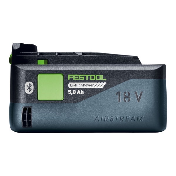 Festool Akkupack 18 Volt 5,0 Amperestunden Li-HighPower mit Bluetooth und Airstream Technologie.