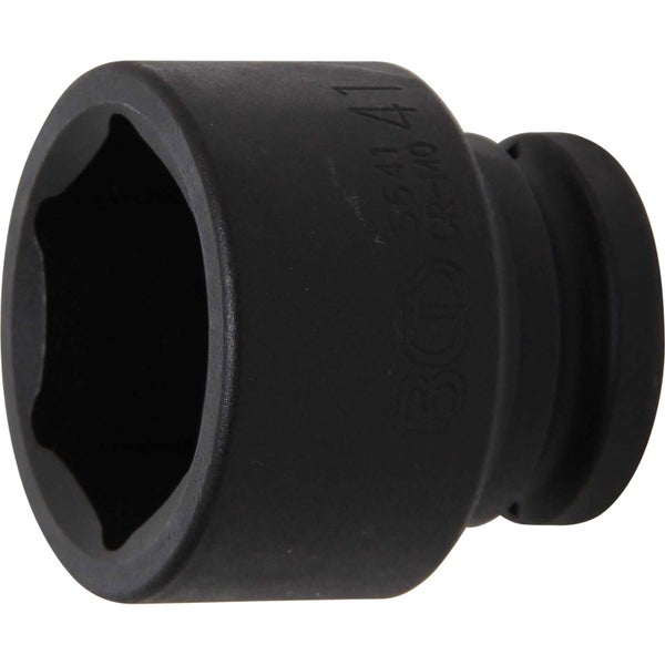 BGS Kraft-Steckschlüssel-Einsatz Sechskant Antrieb Innenvierkant 20 mm (3/4) SW 41 mm - 5641