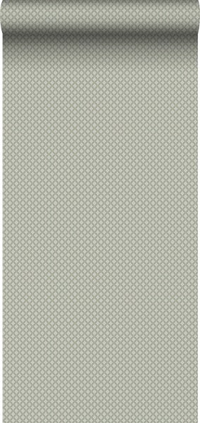 Borastapeter Tapete Blumenmuster Graugrün - 53 cm x 10.05 m - 662660