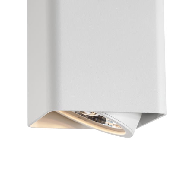 Weiße Wandleuchte für den Innenbereich