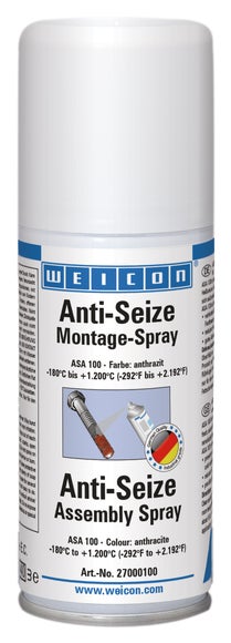 WEICON Anti-Seize Montage-Spray | Schmier- und Trennmittel Montage-Spray | 100 ml