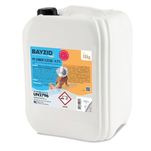 Bayzid pH-Senker flüssig 14,9 Prozent im 10 Kilogramm Behälter