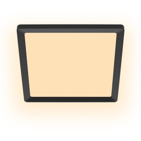 LED Panel Square Sceneswitch in Schwarz 15W 1900lm