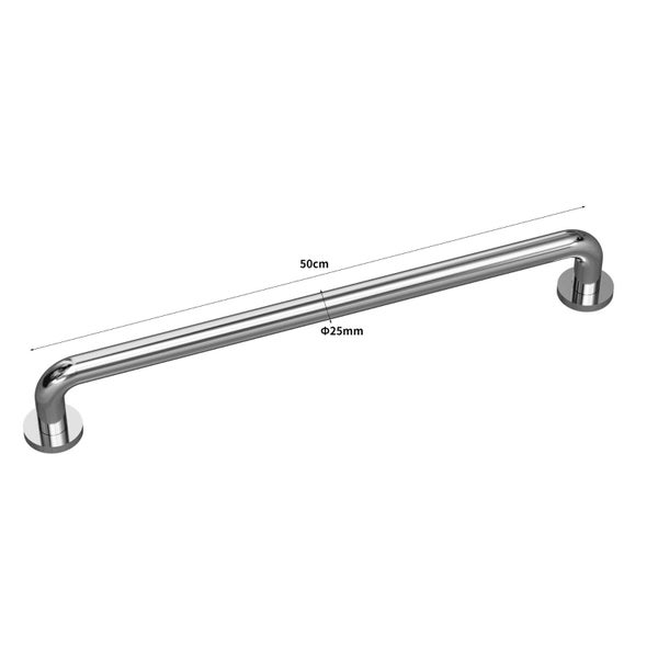 Haltegriff aus Edelstahl, 50 cm lang und 25 mm Durchmesser