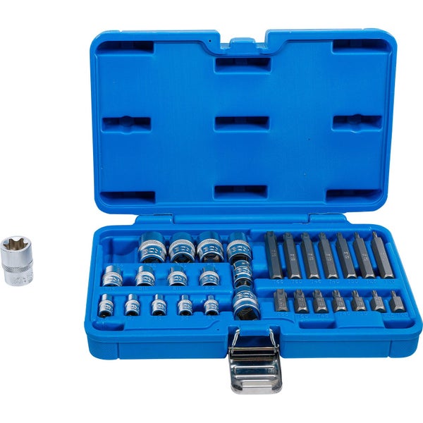 BGS Bit- und Steckschlüssel-Satz E-Profil / T-Profil (für Torx) 30tlg. - 5025