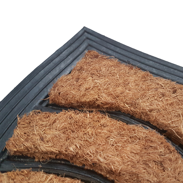 Nahaufnahme einer schwarzen Lampe mit goldenem Inneren