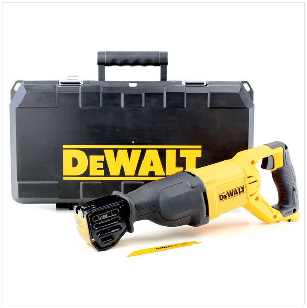 DeWALT Säbelsäge mit Transportkoffer und Sägeblatt