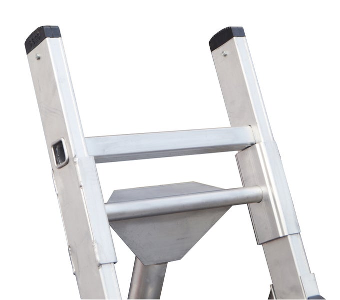 Detailansicht einer Aluminiumleiter