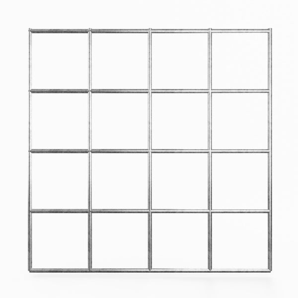 Gitter 10 x 10 cm Maschenweite - Maße: 40 x 40 cm