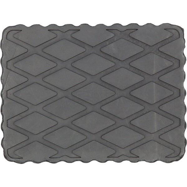 Schwarze Antirutschmatte mit Rautenmuster