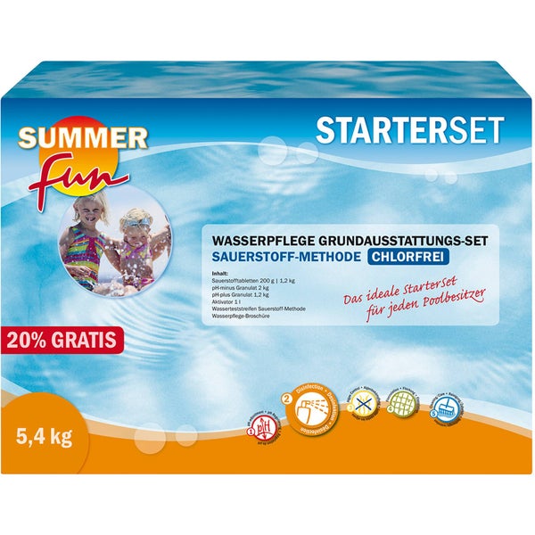 Wasserpflege-Grundausstattungsset Sauerstoff/ Maxipack 5,4 kg