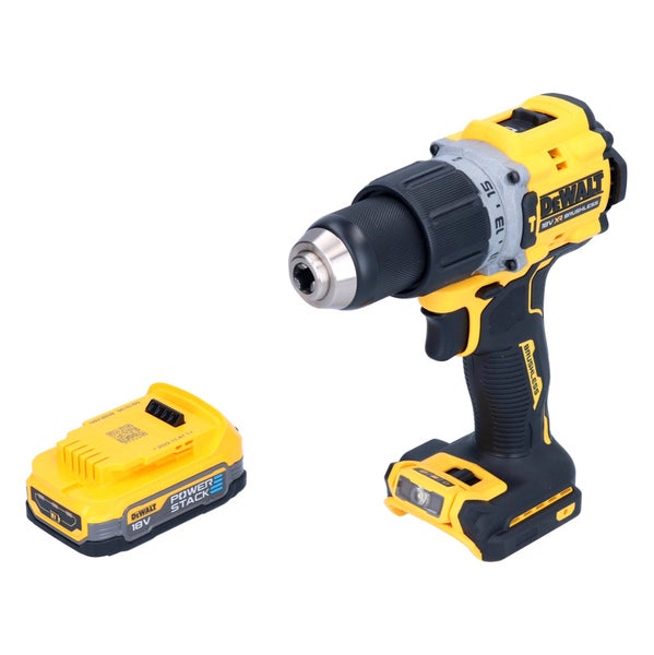 DeWalt Akku-Bohrschrauber 18 Volt XR Brushless mit separatem Powerstack Akku.