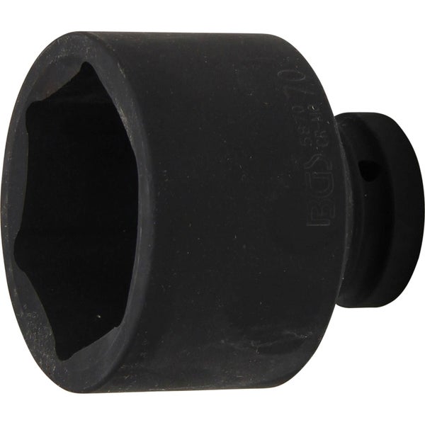 BGS Kraft-Steckschlüssel-Einsatz Sechskant Antrieb Innenvierkant 25 mm (1) SW 70 mm - 5870
