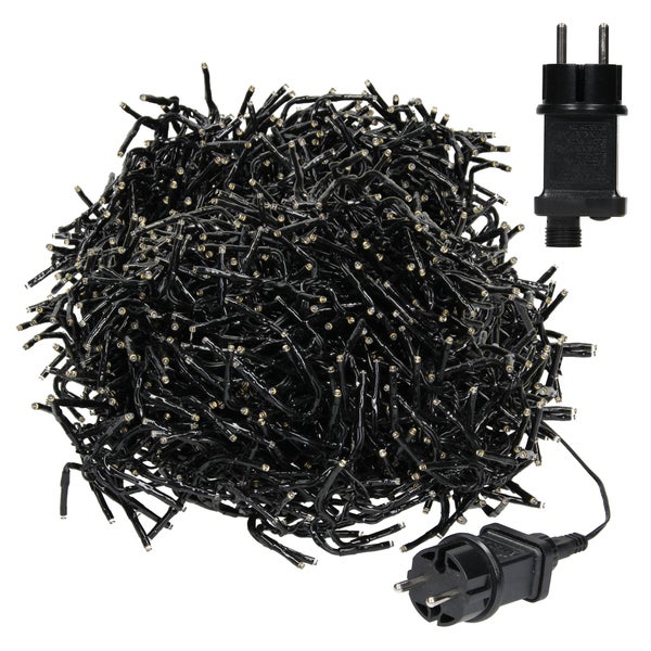 LED Lichterkette mit Stromstecker für den Innenbereich und Außenbereich