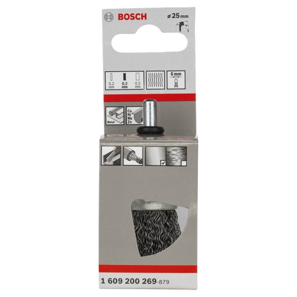 Bosch PRO Metal clean Endbürste 25 x 0,30 mm gerader Schaft - 1609200269