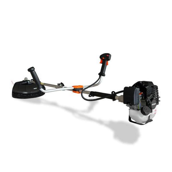 FUXTEC Benzin Motorsense FX-MS125 - 25,4ccm | 1PS | 5,5 kg | 305 mm | Faden + Messer |  2-Takt Rasentrimmer | 0,7kW | 1200ml | 3000 U/min