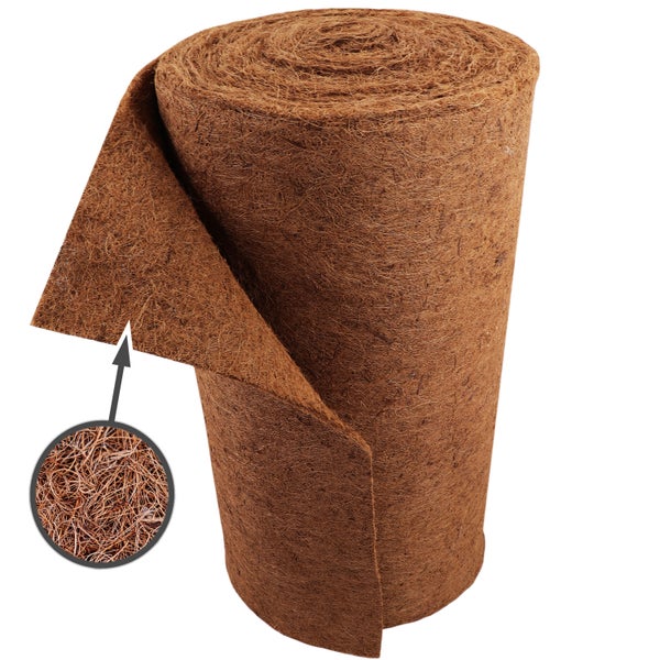26m Kokosmatte Winterschutz Böschungsmatte Kokosfasermatte 800g/m² 0,75m breit