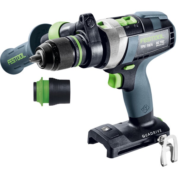Festool Akku-Schlagbohrschrauber TPC 18/4 I-Basic-Set QUADRIVE + Zubehör im Systainer - 577625