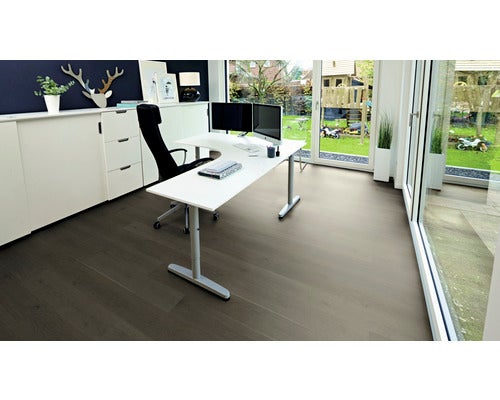 Parkett 13.0 Eiche basaltbraun Landhausdiele