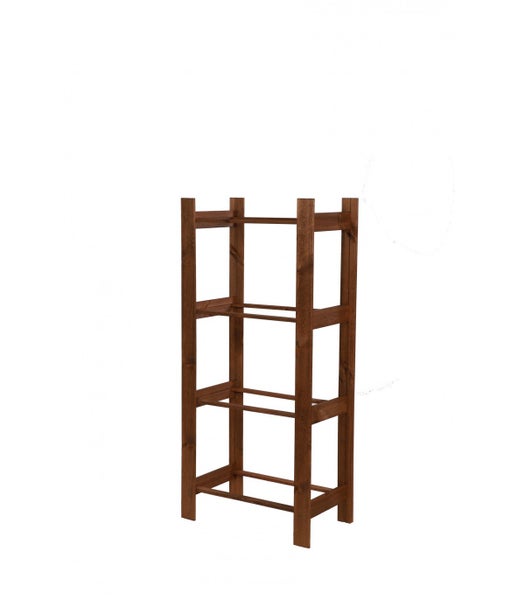PROREGAL Getränkekistenregal Pinepeak HxBxT 149 x 70 x 38,8 cm Für 4 Kisten Kiefernholz Braun
