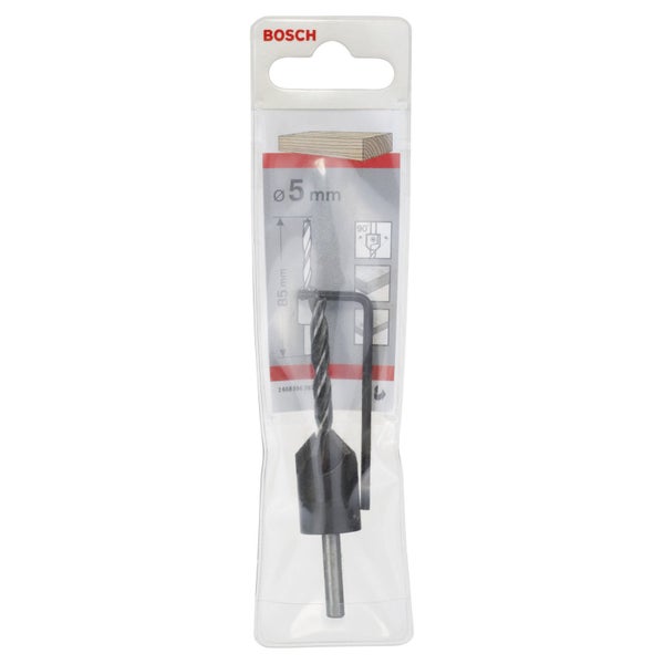 Bosch Holzspiralbohrer mit 90°-Senker 5 mm - 2608596392