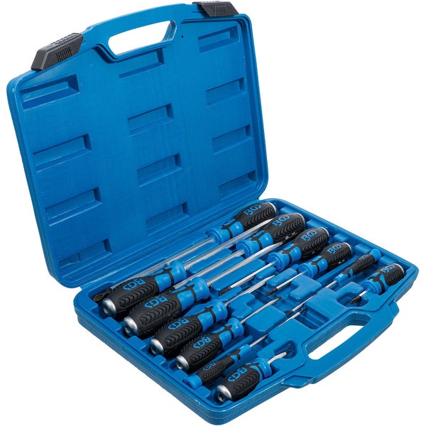 Schraubendreher-Set in blauem Tragekoffer