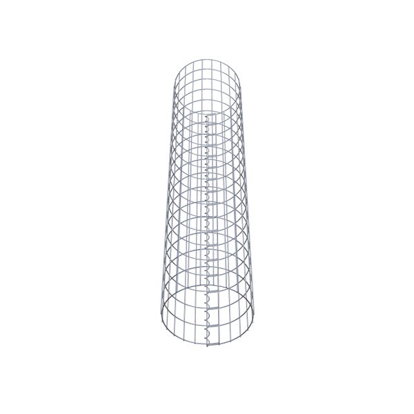 Gabionensäule Durchmesser 37 cm, MW 5 x 10 cm rund - Höhe: 1,70 m