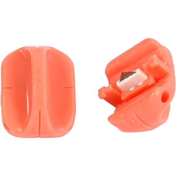 Kunststoffschneider für Sicherheitsfolie, zweiteilig