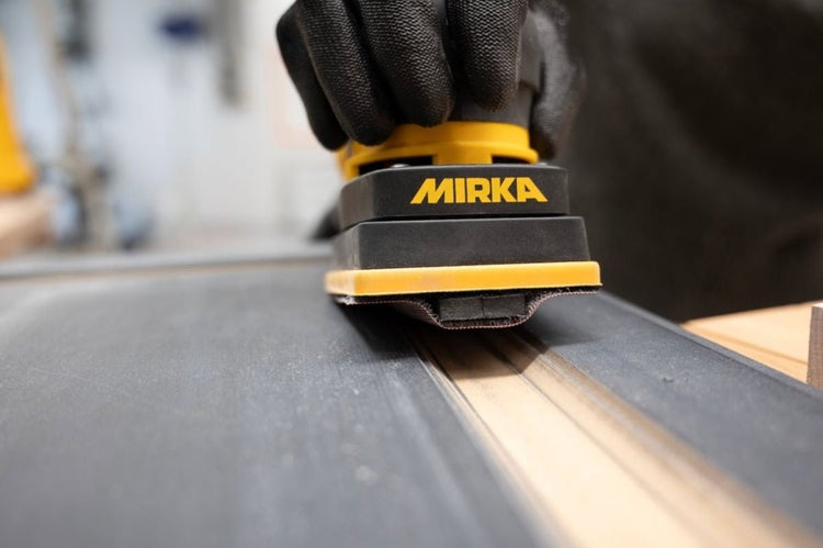 Mirka Schaumstoff Interface Profilpad 75x100mm / Dicke 6mm weich / einfaches Anpassen der vorgeschnittenen Elemente / gut geeignet für DIY-Projekte / staubfreies Schleifen