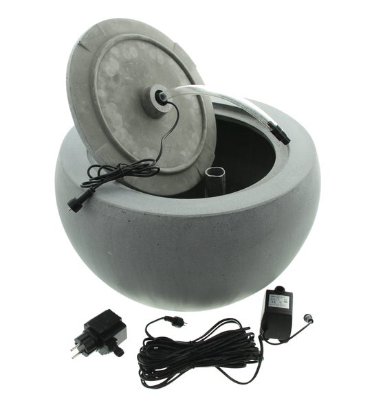 FRANK FLECHTWAREN | Outdoor-Brunnen Harmonie, KUNSTSTOFF, Ø 45 x 28 cm