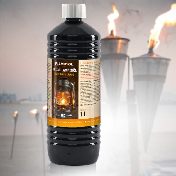 Kristall Lampenöl von Flambiol, 6er Set, je 1 Liter