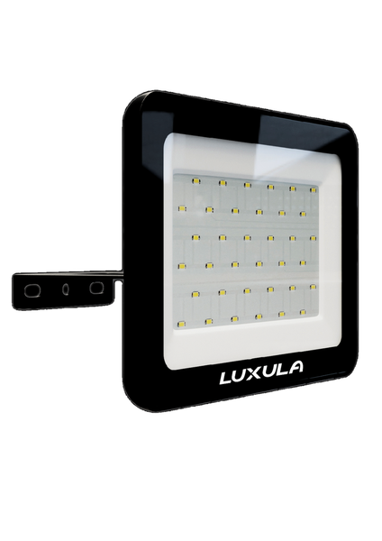 LUXULA LED-Fluter mit Montagebügel und mehreren Leuchtpunkten.