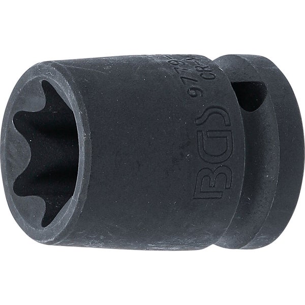 BGS Kraft-Steckschlüssel-Einsatz E-Profil Antrieb Innenvierkant 12,5 mm (1/2) SW E24 - 9779-24