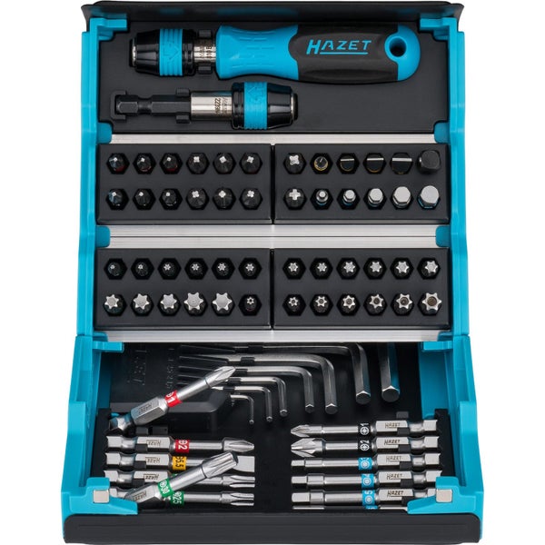Hazet Bitsortiment 69tlg. Schlitz / PH / PZD / 6Kt. / TX / TX-Bo - 2200SC-1