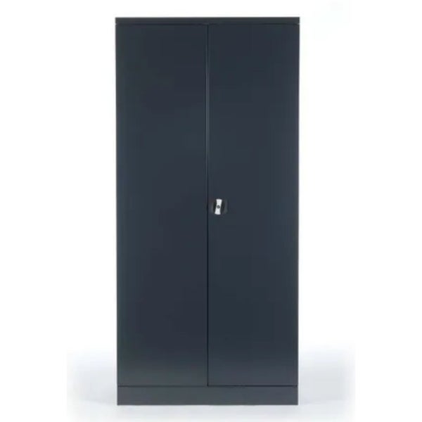 PROREGAL Stahlschrank Bee 10 Fachböden HxBxT 195 x 92 x 50 cm Pulverbeschichtetes & Verstärktes Fachbodenmaterial Anthrazit & Anthrazit