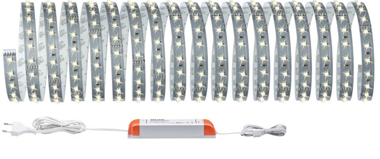 Paulmann MaxLED 500 Basis Set mit LED Streifen und Netzteil fuer warmweisse Beleuchtung