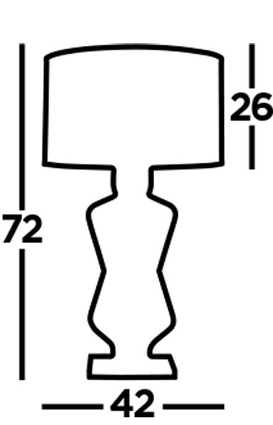 Maße einer Tischleuchte