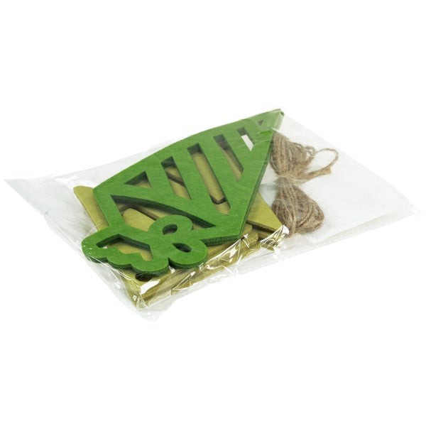 Verpackung mit Weihnachtsbaum-Bastelset