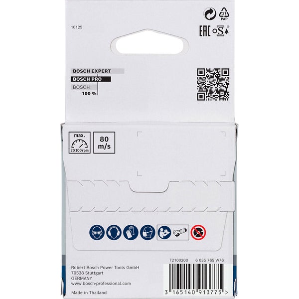 Runde Polierscheibe mit mittiger Aussparung