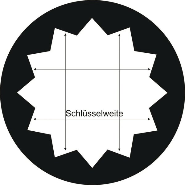 Schlüsselweite Symbol