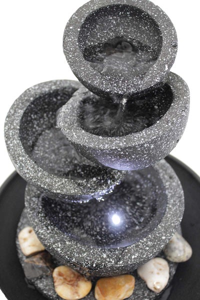Zimmerbrunnen Tischbrunnen Dekobrunnen FoBowls mit LED 10869