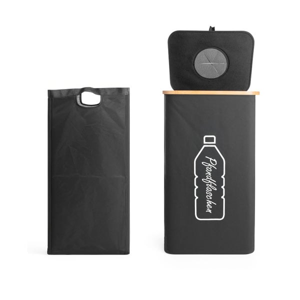 Pfandsammler Set mit Behälter, Deckel und Tragetasche