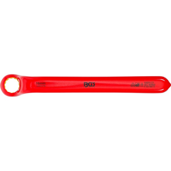 BGS VDE-Einringschlüssel tief gekröpft SW 16 mm - 72016