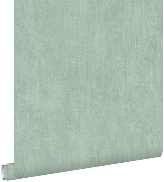 ESTAhome Tapete mit malerischem Effekt Seladongrün - 0,53 x 10,05 m - 148734