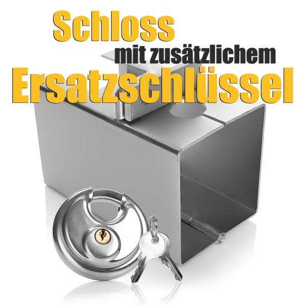 Schloss mit zusätzlichem Ersatzschlüssel
