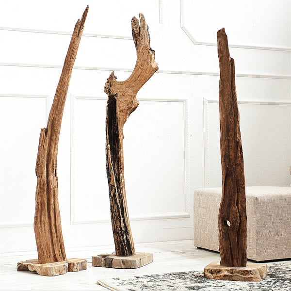 Skulptur TREIBGUT Unikat, 120-150 cm naturfarben