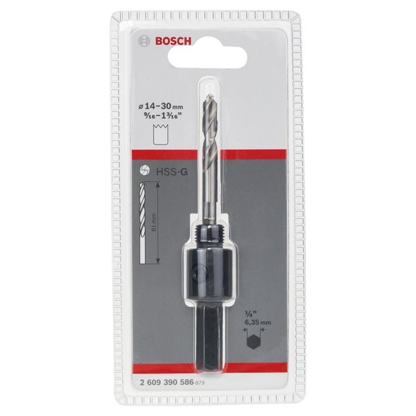 Bosch Sechskantadapter, 1/2-20 UNF, 14 - 30 mm - 2609390586