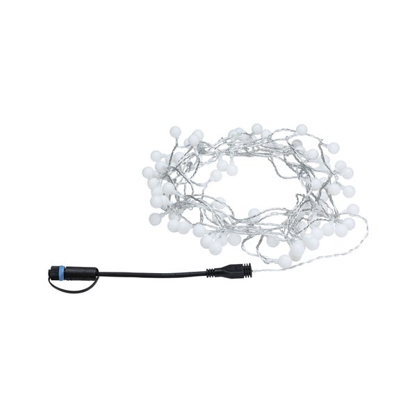 Lichterkette mit 72 Lampen und einer Länge von 8,6 Metern, IP44 Schutzklasse sowie fünf Jahre Garantie