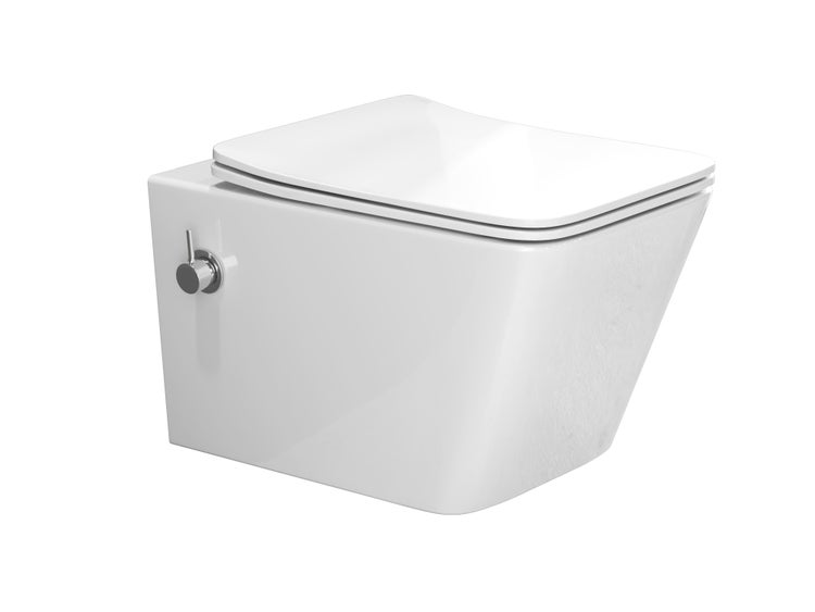 Wand-WC mit Spülkasten
