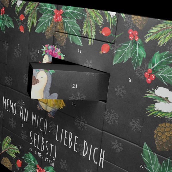 Mr. & Mrs. Panda Befüllbarer Adventskalender Pinguin Kokosnuss - Schwarz